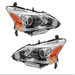 TOPPARTZ For 2013-2015 Altima 4Door Sedan Halogen Headlights Headlamp Right&Left