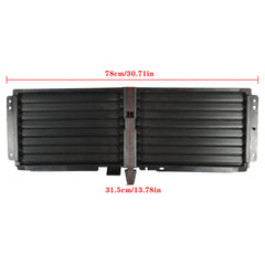 TOPPARTZ For 2018-2020 GM Chevrolet Equinox Terrain Front Bumper Upper Shutter