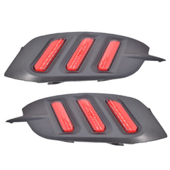 TOPPARTZ For Honda Civic Sedan 2016-2019 LED Reflector Rear Bumper Brake Lamp