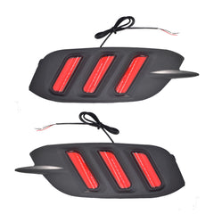 TOPPARTZ For Honda Civic Sedan 2016-2019 LED Reflector Rear Bumper Brake Lamp