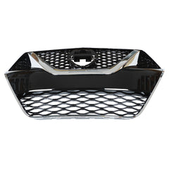 TOPPARTZ Front Bumper Grille For 2016 - 2017 Nissan Maxima Chrome Black Grill Kit
