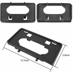 TOPPARTZ Front Bumper Guards Pads License Plate Frame Bracket Replacement for 2009-2014 Ford F-150 9L3Z17E810B 9L3Z17A385A