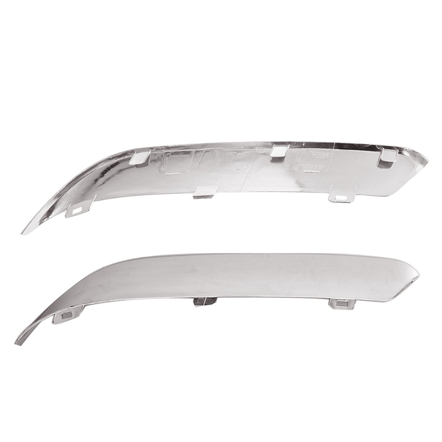 TOPPARTZ Front Bumper Molding Chrome Trim Set L and R Replacement for 2005-2010 Chrysler 300 5.7L Engine Chrome Plastic 4805939AA, 4805938AA