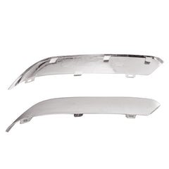 TOPPARTZ Front Bumper Molding Chrome Trim Set L and R Replacement for 2005-2010 Chrysler 300 5.7L Engine Chrome Plastic 4805939AA, 4805938AA