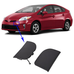 TOPPARTZ Front Bumper Tow Eye Hook Cover Cap For 2012-2015 TOYOTA Prius 2PCS