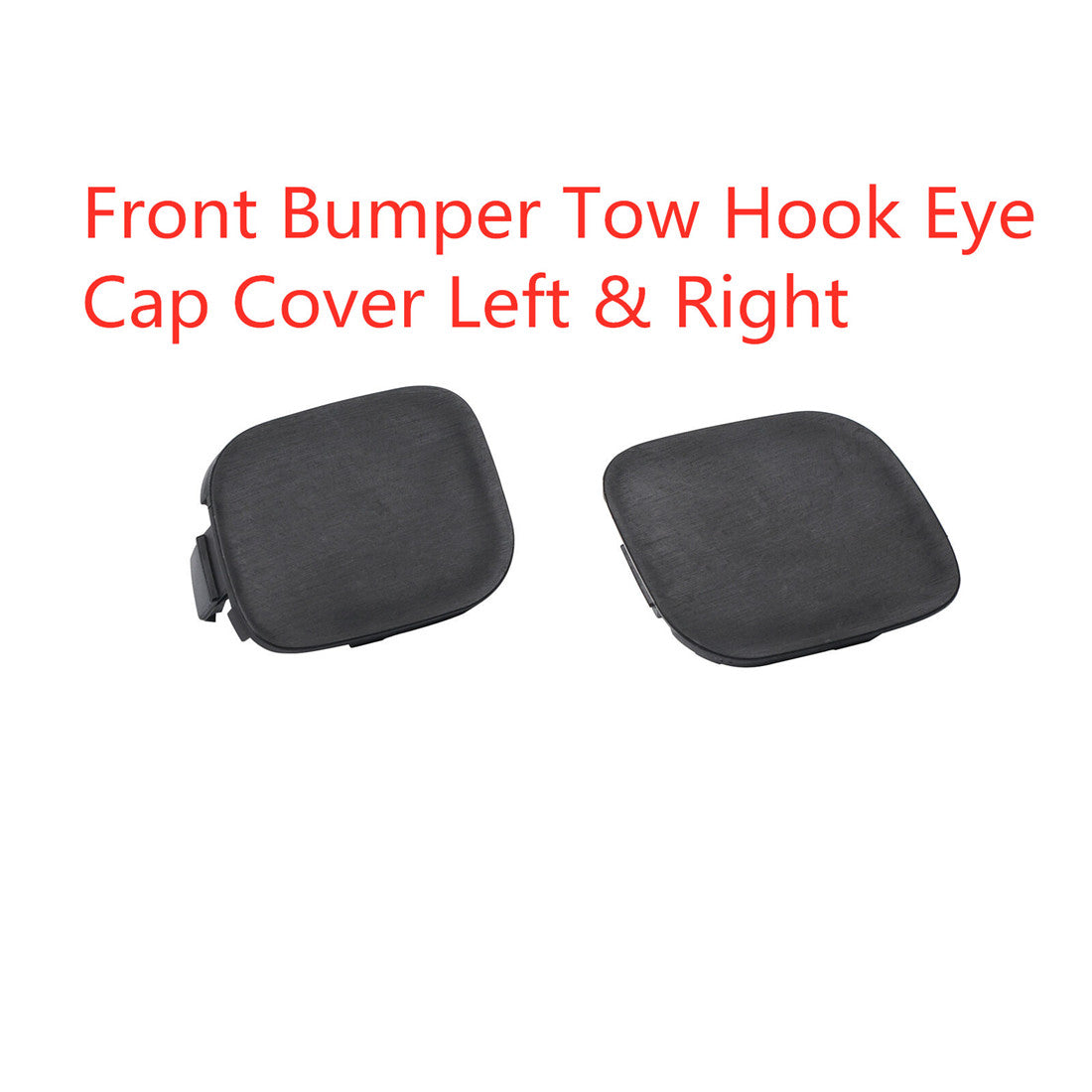 TOPPARTZ Front Bumper Tow Hook Eye Cap Cover Left Right Pair for 2010 2011 2012 Toyota Prius