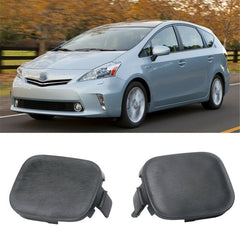 TOPPARTZ Front Bumper Tow Hook Eye Cap Cover Left Right Pair for 2010 2011 2012 Toyota Prius