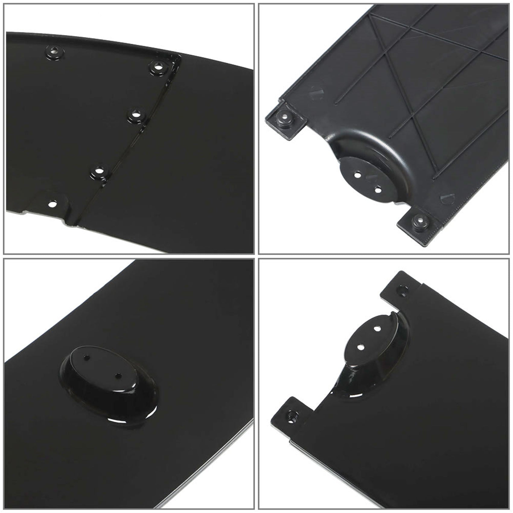TOPPARTZ Front Glossy Black Bumper Lip Splitter Spoiler for 2011-2016 F10 5 Series with M Sport Bumper only