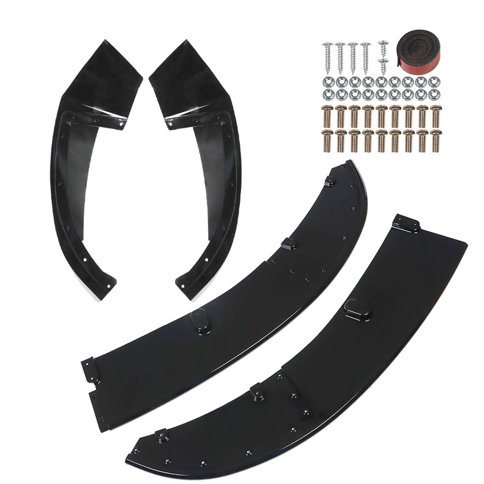 TOPPARTZ Front Glossy Black Bumper Lip Splitter Spoiler Replacement for 2014-2020 F32 F33 F36 4 Series with M Sport Bumper only
