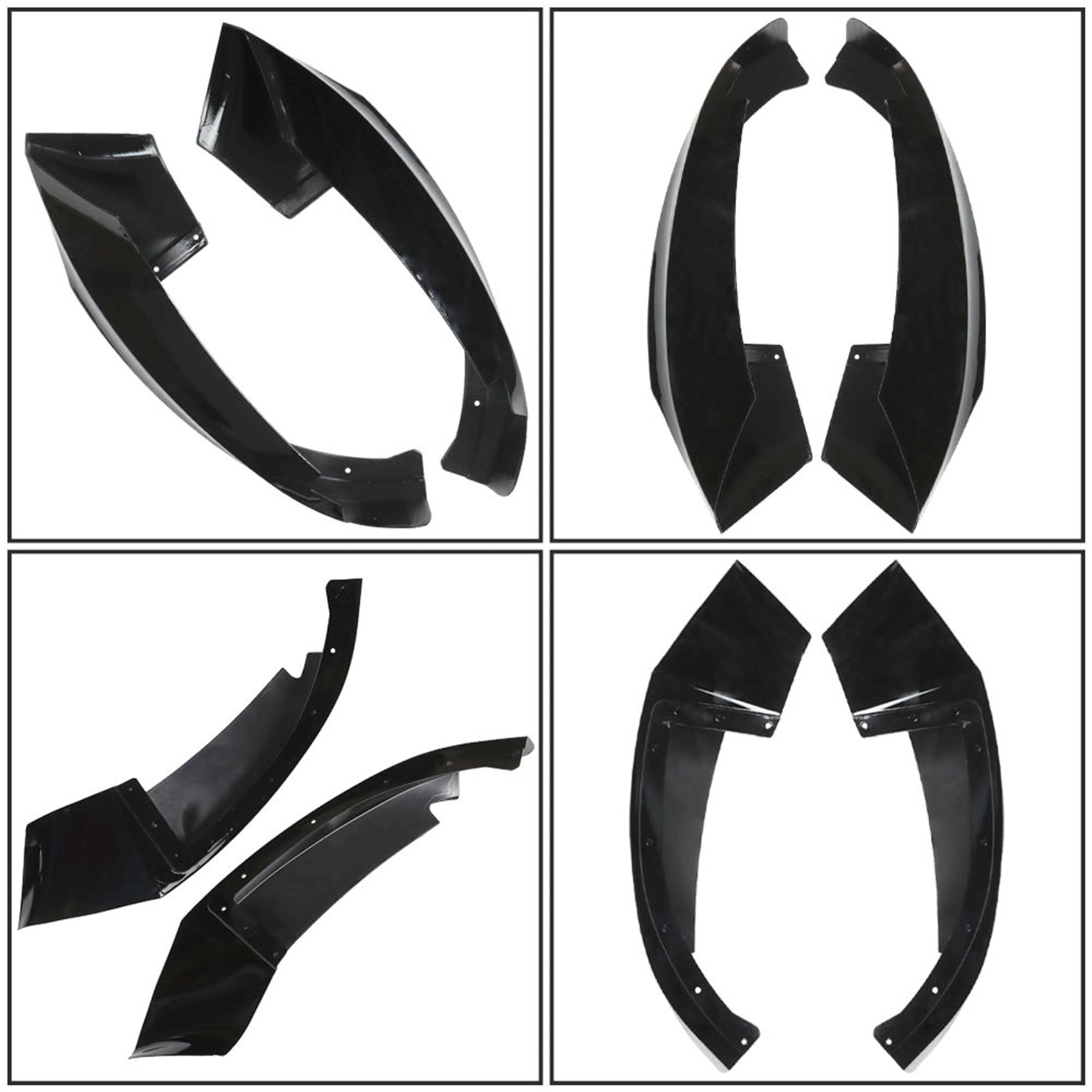 TOPPARTZ Front Glossy Black Bumper Lip Splitter Spoiler Replacement for 2014-2020 F32 F33 F36 4 Series with M Sport Bumper only