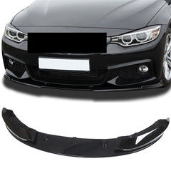 TOPPARTZ Front Glossy Black Bumper Lip Splitter Spoiler Replacement for 2014-2020 F32 F33 F36 4 Series with M Sport Bumper only