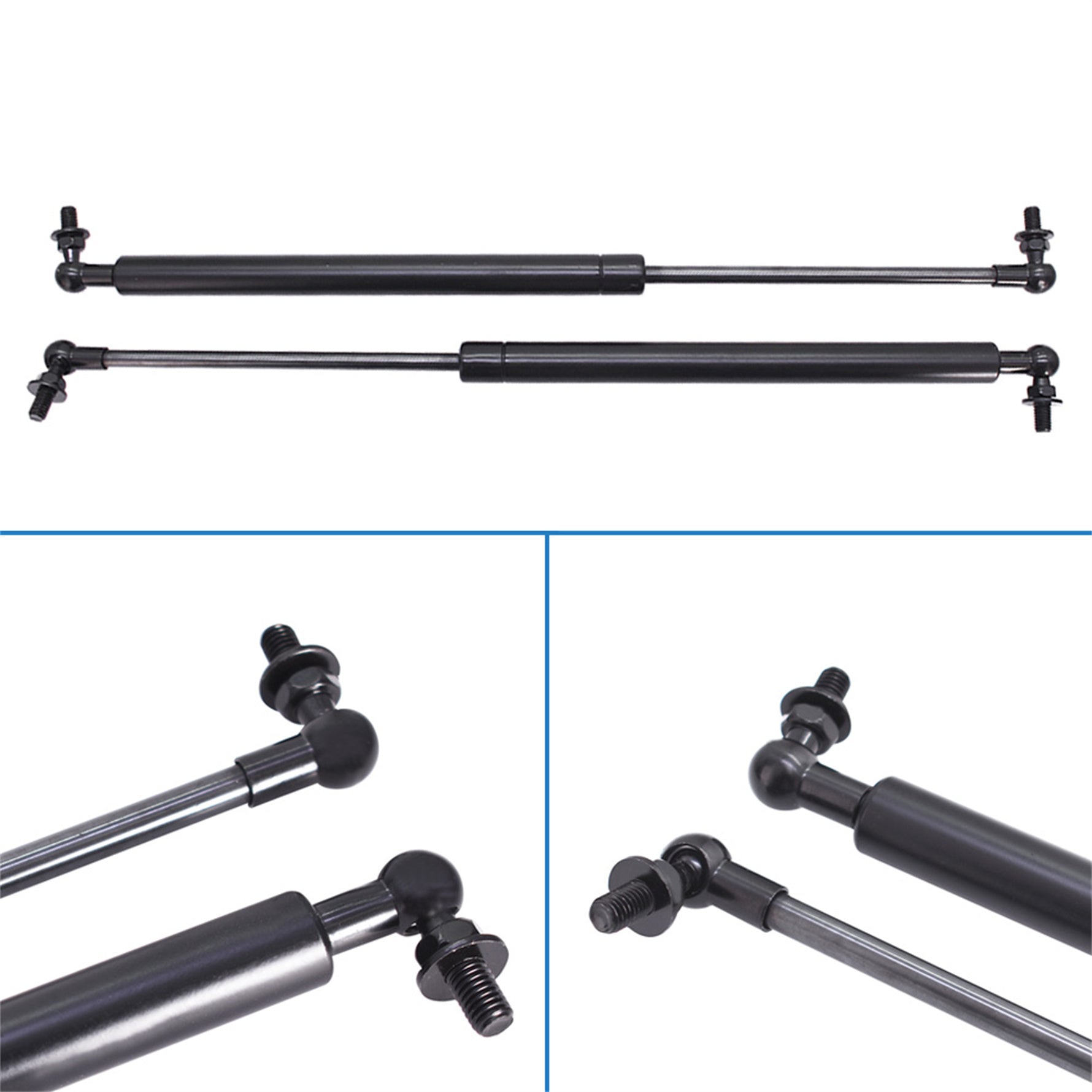 TOPPARTZ Front Hood Lift Supports Strut Fit for Lexus GX470 Toyota 4Runner 03-09 A Pair Black