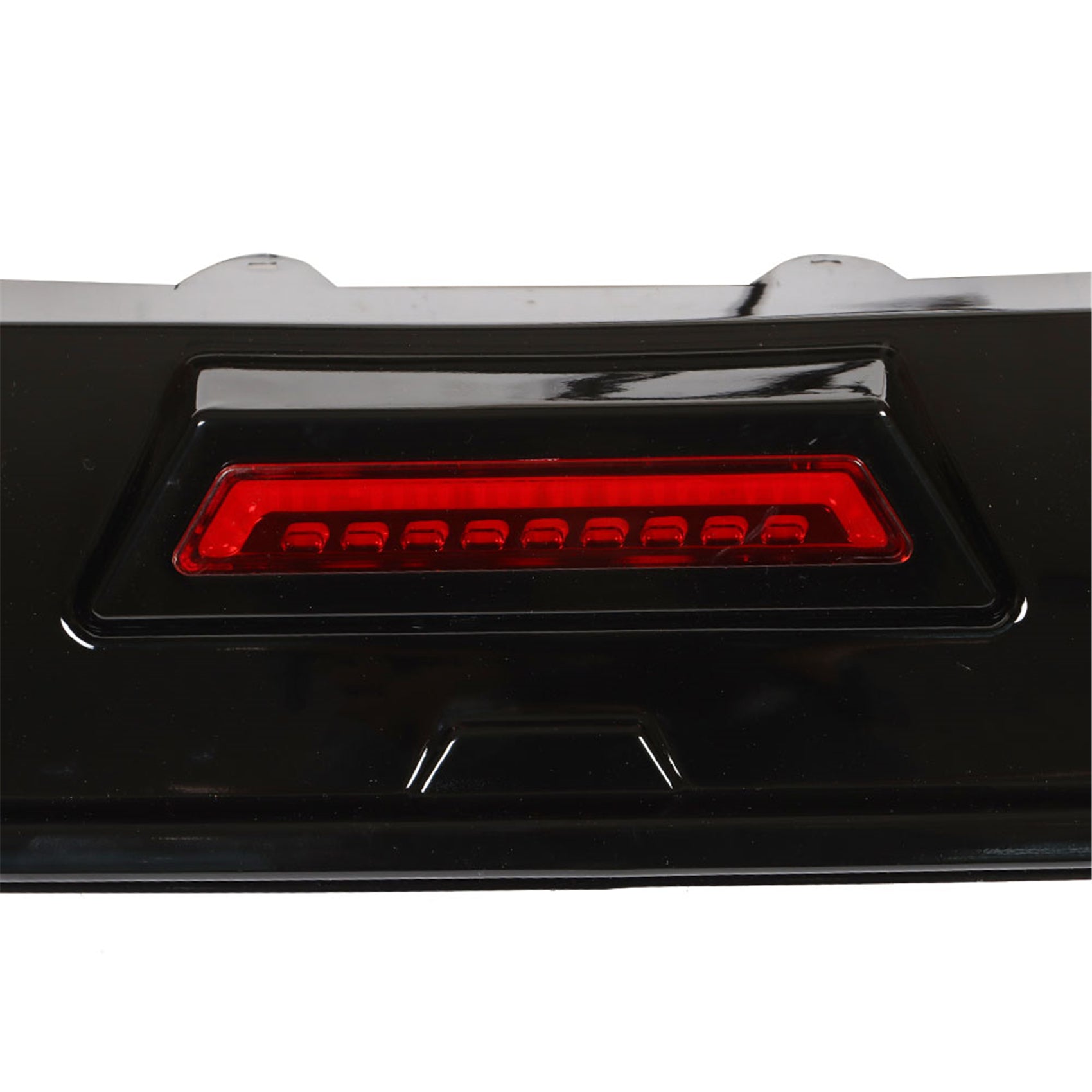 TOPPARTZ Gloss Black Rear Bumper Lip Spoiler Lower Diffuser with LED Light Replacement for 2018-2021 Toyota Camry