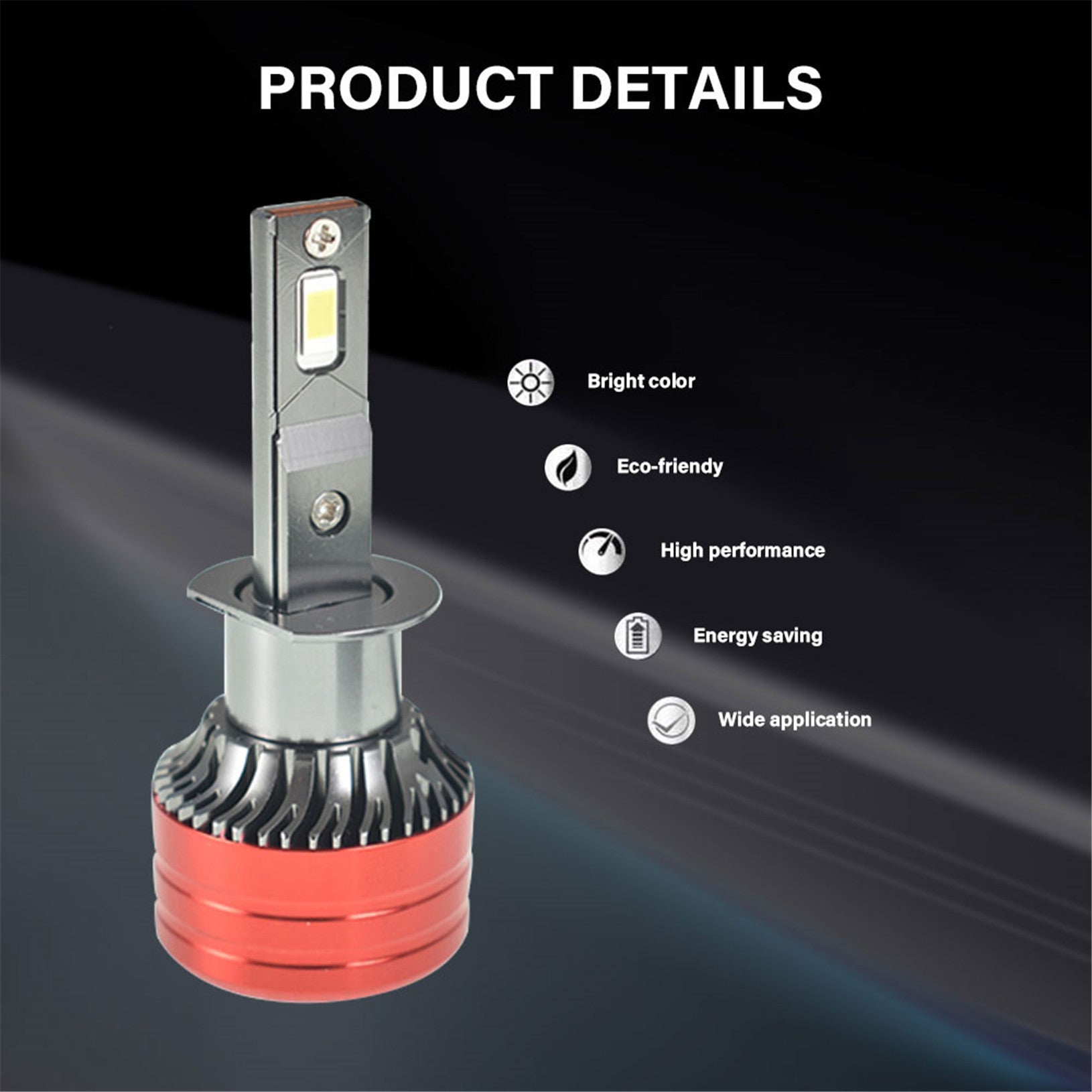 TOPPARTZ H1 LED Fog Light Bulbs 6500K 9000LM 56W Fog Light LED Conversion Kit, Pack of 2