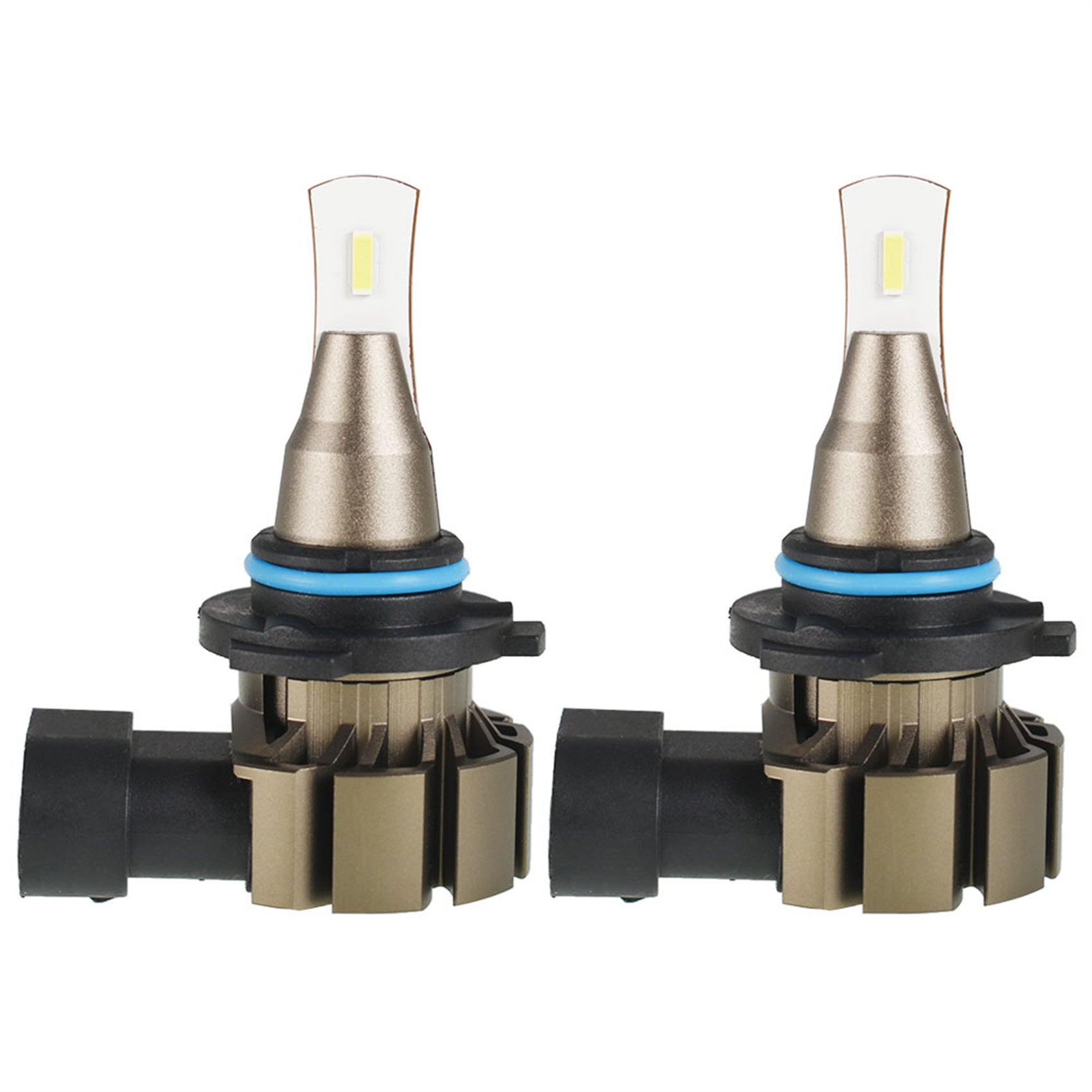 TOPPARTZ H10 9145 9140 9045 9040 2 PCS LED Bulb Conversion Kit IP67 Waterproof 6000K White 360-degree Illumination 3000LM/Pair
