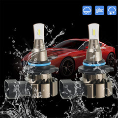 TOPPARTZ H10 9145 9140 9045 9040 2 PCS LED Bulb Conversion Kit IP67 Waterproof 6000K White 360-degree Illumination 3000LM/Pair