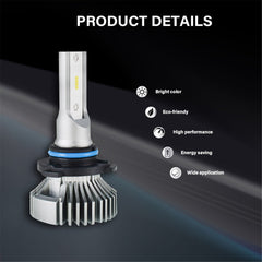 TOPPARTZ H10 LED Fog Light Bulbs 6000K 2000LM 20W Fog Light LED Conversion Kit, Pack of 2
