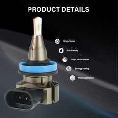 TOPPARTZ H11 LED Fog Light Bulbs 6000K 3000LM 30W Bright Fog Light LED Conversion Kit, Pack of 2