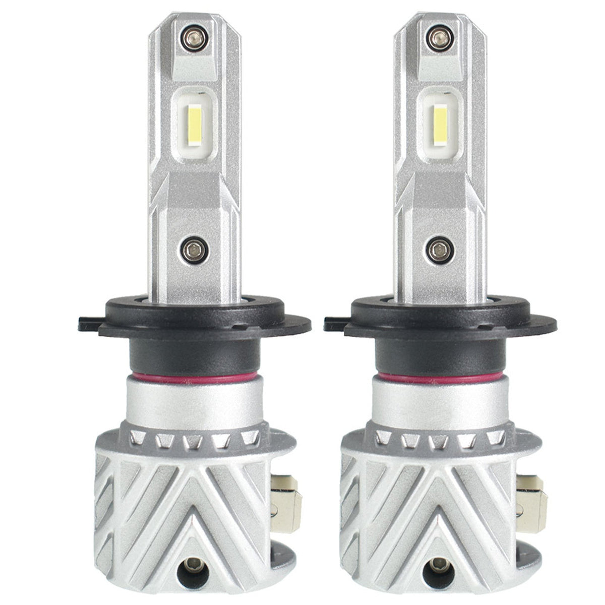 TOPPARTZ H7 2 PCS LED Bulb Conversion Kit IP67 Waterproof 6000K White Illumination 10000LM/Pair LED Fog Light Bulbs
