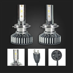 TOPPARTZ H7 LED Fog Light Bulbs 6500K 8000LM 55W Bright Fog Light LED Conversion Kit, Pack of 2