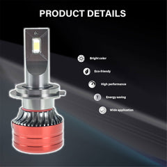 TOPPARTZ H7 LED Fog Light Bulbs 6500K 9000LM 56W Bright Fog Light LED Conversion Kit, Pack of 2