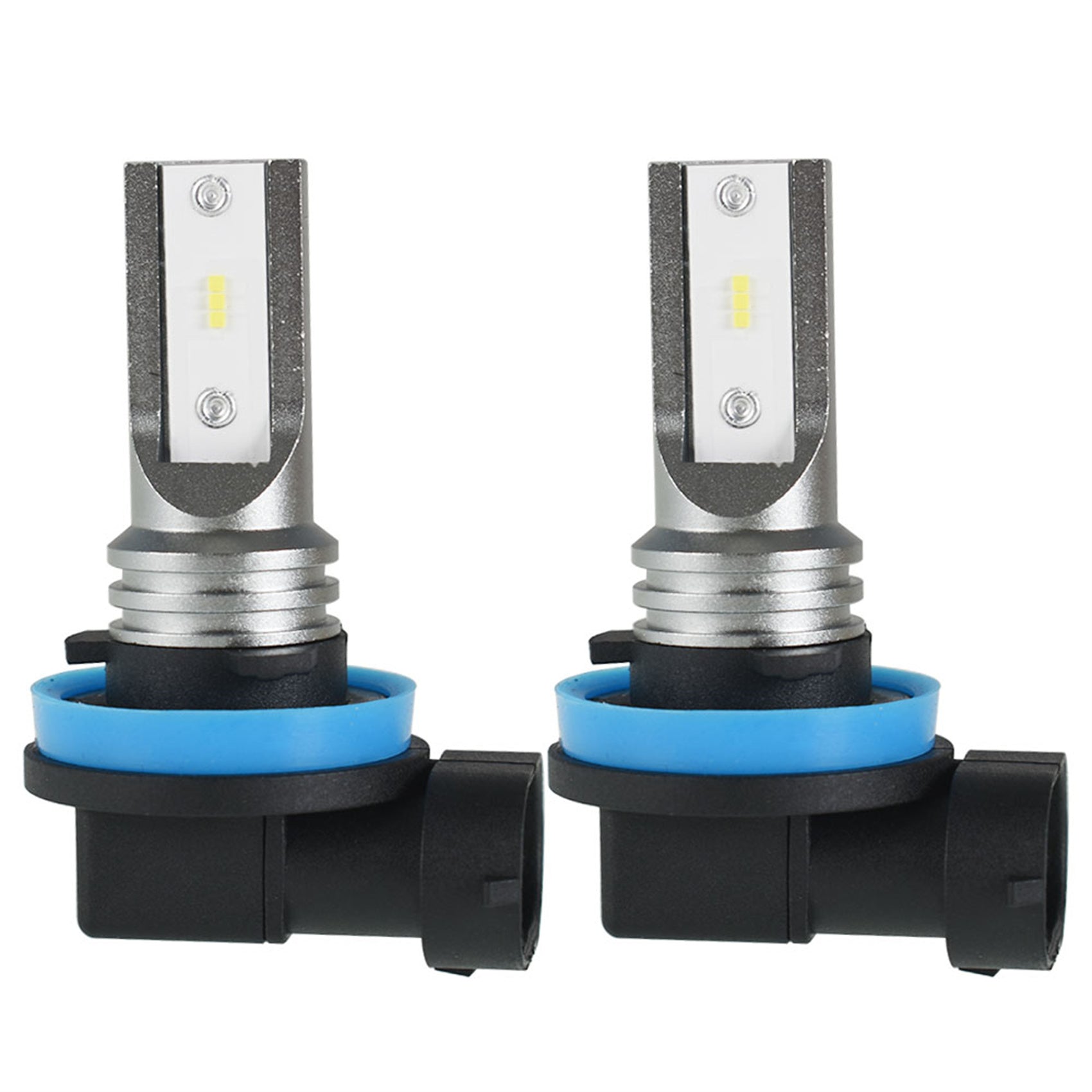 TOPPARTZ H8 H11 H16 2 PCS LED Fog Light Bulbs IP67 Waterproof 6000K White Replacement for LED Fog Light ,Daytime Running Lights DRL