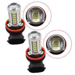TOPPARTZ H8 H9 H11 H16 2 PCS LED Fog Light Bulbs 8000K Ice Blue to Replace Fog Lamp, Daytime Running Lamp