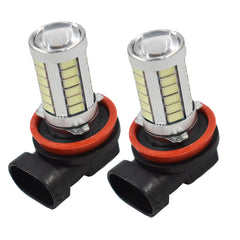 TOPPARTZ H8 H9 H11 H16 2 PCS LED Fog Light Bulbs 8000K Ice Blue to Replace Fog Lamp, Daytime Running Lamp