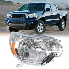 TOPPARTZ Halogen Headlamps For 12-15 Toyota Tacoma Pickup Projector Headlights RH