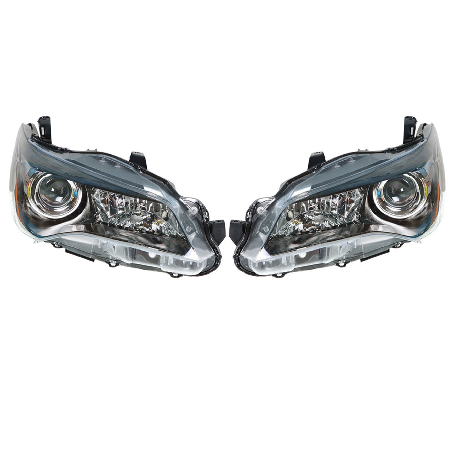 TOPPARTZ Headlights For 2015-17 Toyota Camry Left+Right Projector Clear