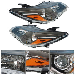 TOPPARTZ Headlights For 2015-17 Toyota Camry Left+Right Projector Clear