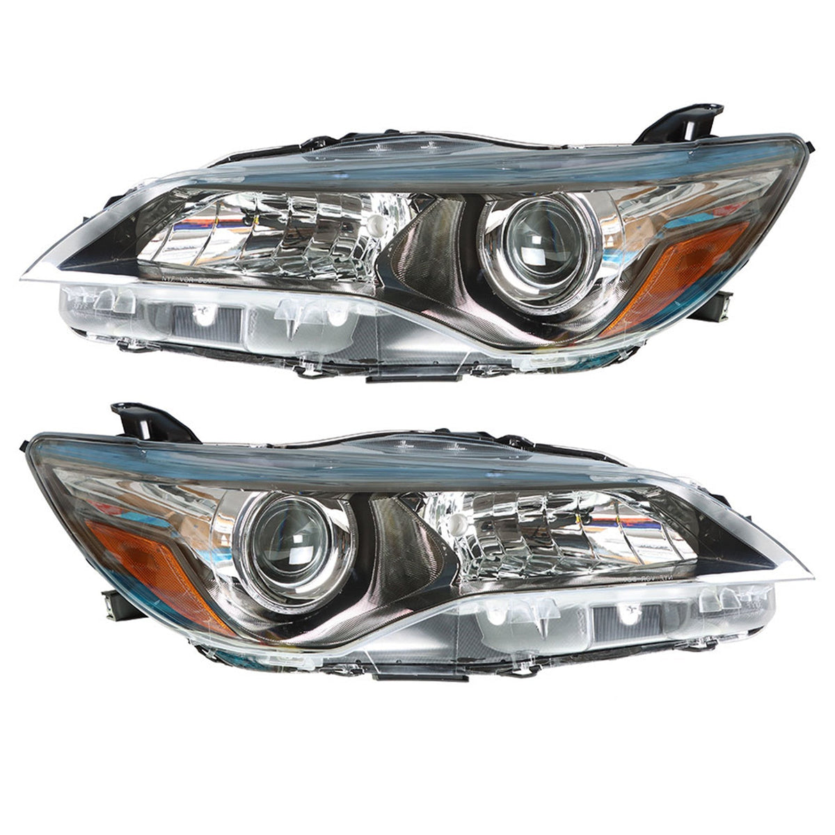 TOPPARTZ Headlights For 2015-17 Toyota Camry Left+Right Projector Clear