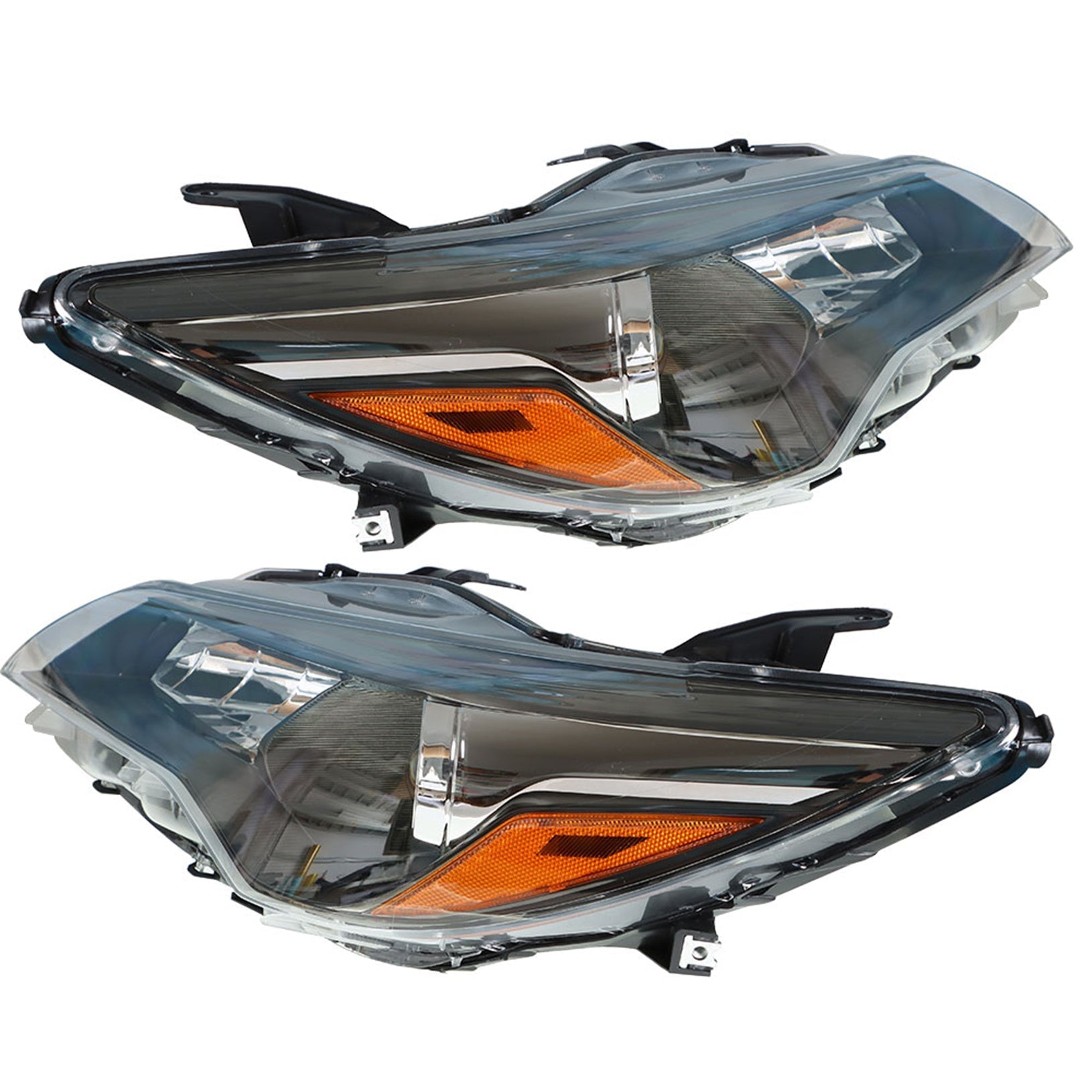 TOPPARTZ Headlights For 2015-17 Toyota Camry Left+Right Projector Clear