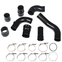 TOPPARTZ Hot&Cold Side Intercooler Pipe Boot Kit For 2013 2014-16 Ford 6.7L Black