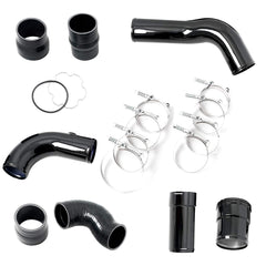 TOPPARTZ Hot&Cold Side Intercooler Pipe Boot Kit For 2013 2014-16 Ford 6.7L Black