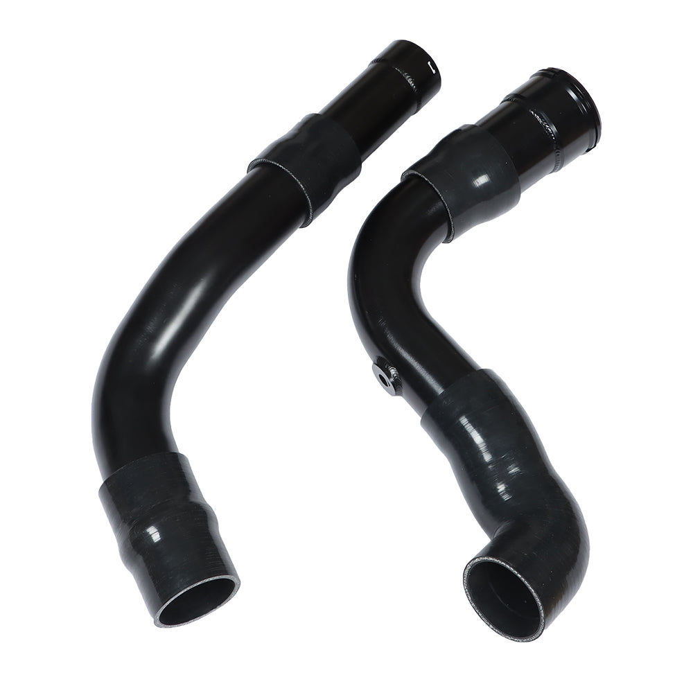 TOPPARTZ Hot&Cold Side Intercooler Pipe Boot Kit For 2013 2014-16 Ford 6.7L Black