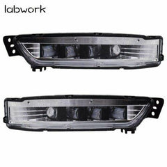 TOPPARTZ LED Bumper Fog Lights Lamps Bezel Kit For 18-19 Honda Accord Sedan