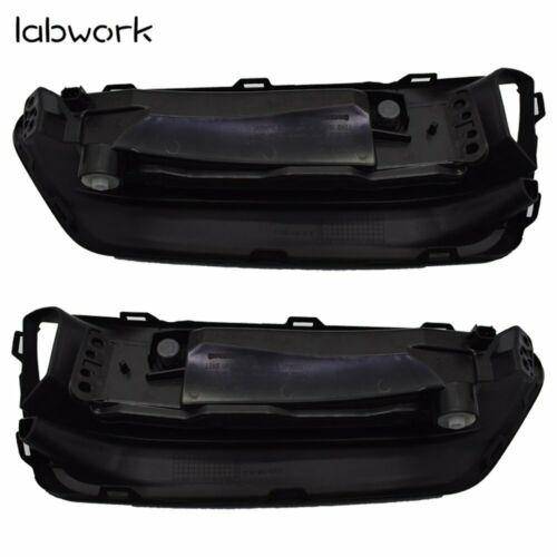 TOPPARTZ LED Bumper Fog Lights Lamps Bezel Kit For 18-19 Honda Accord Sedan