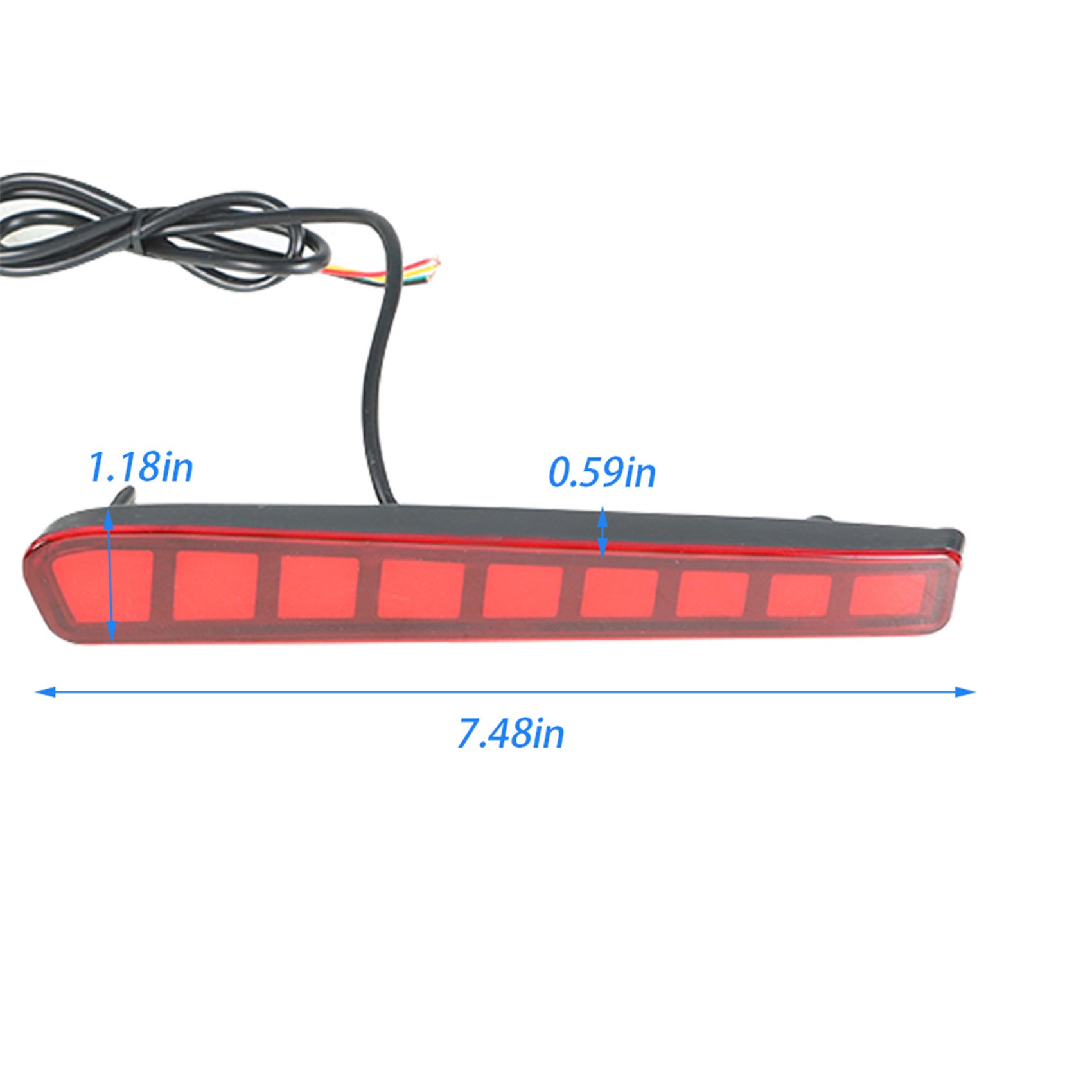 TOPPARTZ LED Bumper Light For Toyota Corolla 2020-21 Brake Turn Signal Tail Lamp