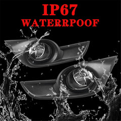 TOPPARTZ Left&Right Fog Lights Lamps w/Switch+Harness Kit For 2013-2015 Nissan Altima