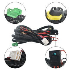 TOPPARTZ Left&Right Fog Lights Lamps w/Switch+Harness Kit For 2013-2015 Nissan Altima