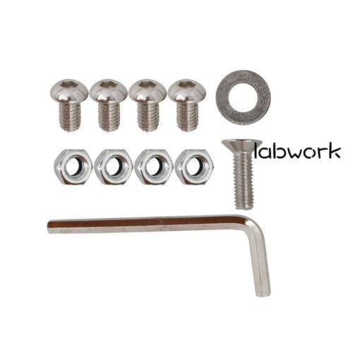TOPPARTZ License Plate Bracket Mount Bumper Tow Hook For 2016-18 Chevrolet Camaro