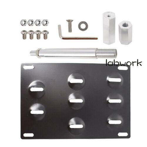 TOPPARTZ License Plate Bracket Mount Bumper Tow Hook For 2016-18 Chevrolet Camaro