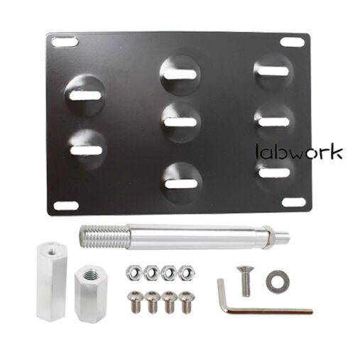 TOPPARTZ License Plate Bracket Mount Bumper Tow Hook For 2016-18 Chevrolet Camaro