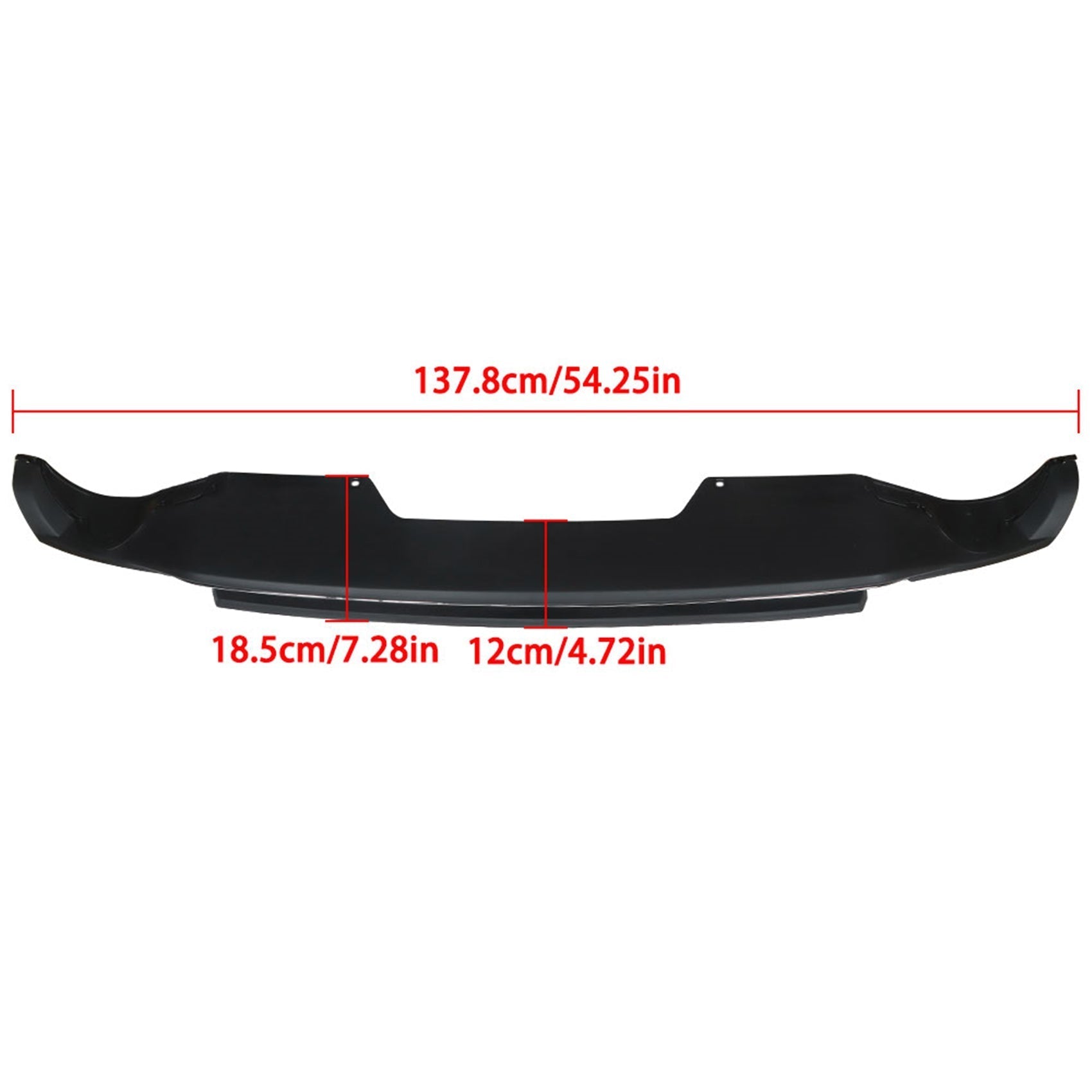 TOPPARTZ New Plastic Black Chrome Rear Lower Bumper Valance Replacement for 2013 2014 2015 Honda Accord 71510T2GA00 HO1195106