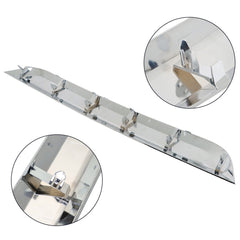 TOPPARTZ New Plastic Chrome Front Lower Grille Molding Trim Replacement for 2010 2011 2012 Fusion FO1216104 AE5Z8200B