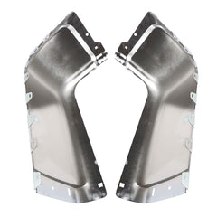 TOPPARTZ Pair Chrome Rear Bumper End Caps For 07-12 13 Chevy Silverado 1500 Sensor Holes