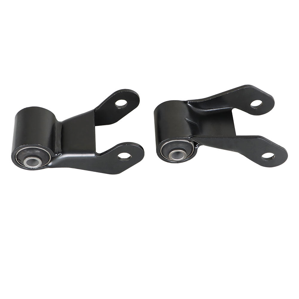 TOPPARTZ Pair Of Leaf Spring Rearward Shackle Bracket Kit For 09-13 Chevy GMC