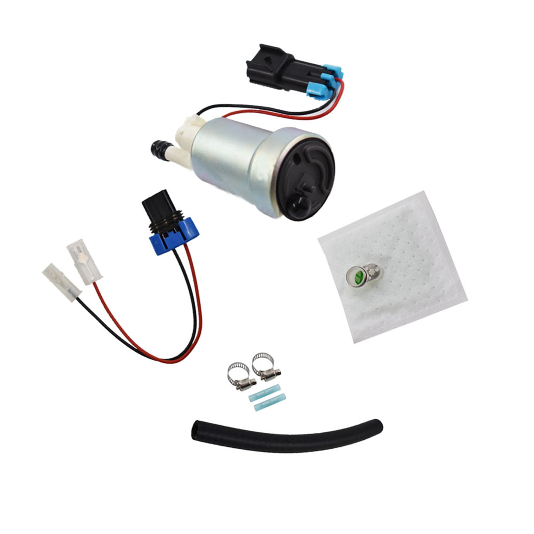 TOPPARTZ Performance Fuel Pump Racing W Install Kit FIT for F90000267 450LPH E85