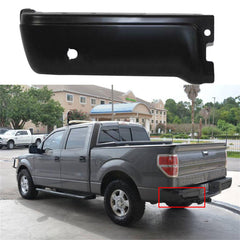 TOPPARTZ Rear Bumper End Left with Sensor Assist Holes Replacement for Ford F150 Styleside 2009-2014 Black FO1102373